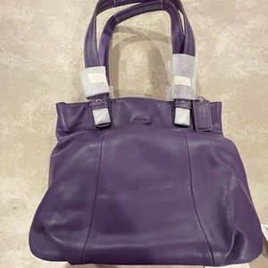 Coach Purse NWT. Purple with silver hardware